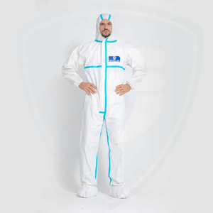 Antistatischer Einweg-Chemikalienschutzanzug, mikroporöser Anzug, getapte, versiegelte Nähte