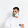 6200 Wiederverwendbare Atemschutzmaske mit halber Maske zum Sprühen von Malerei. Polieren mit chemischen Maschinen. Schweißen.Holzbearbeitung und anderer Arbeitsschutz